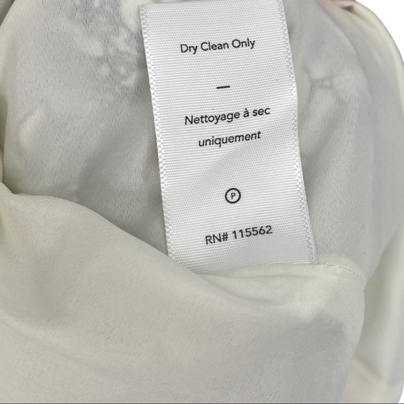 Likely Dress 4 Contour Daisy Delbarton One Shoulder Asymmetrical White Blue New - Picture 5 of 10